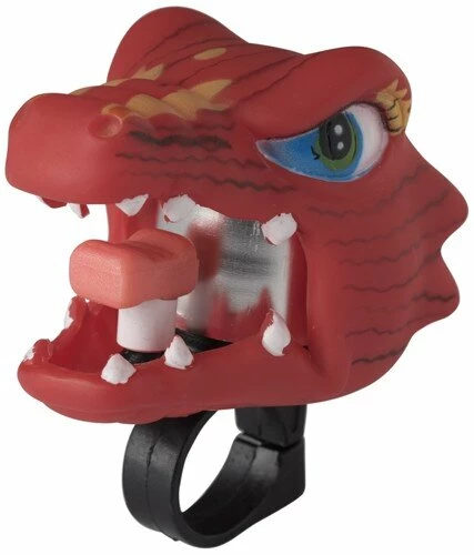 Dzwonek rowerowy Crazy Safety smok czerwony