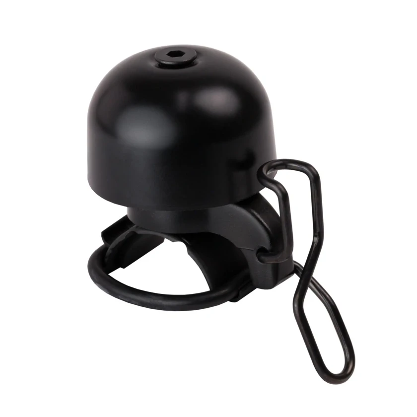 Dzwonek rowerowy Widek Peperclip Mini XXL Czarny - czarny klips