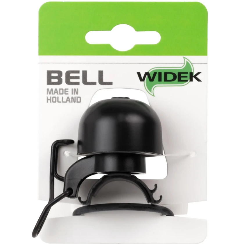 Dzwonek rowerowy Widek Peperclip Mini XXL Czarny - czarny klips