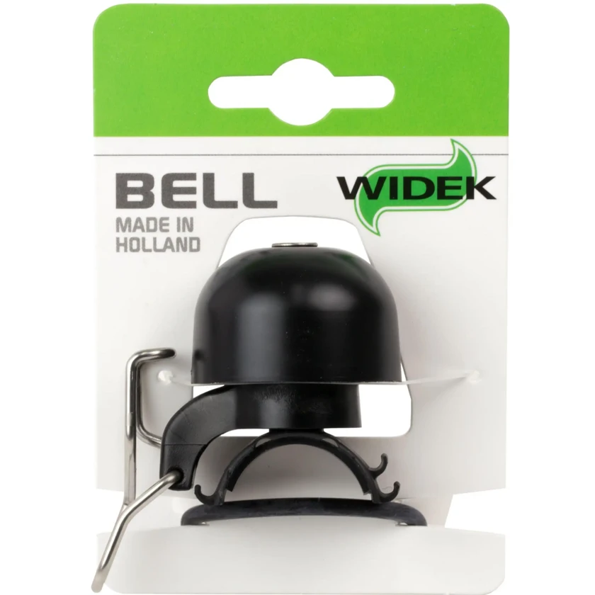 Dzwonek rowerowy Widek Peperclip Mini XXL Czarny - srebrny klips