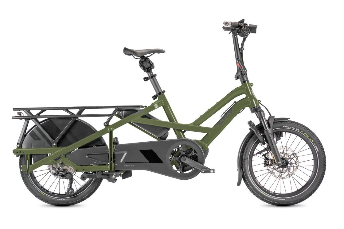 Elektryczny rower cargo TERN GSD S10  Zielony