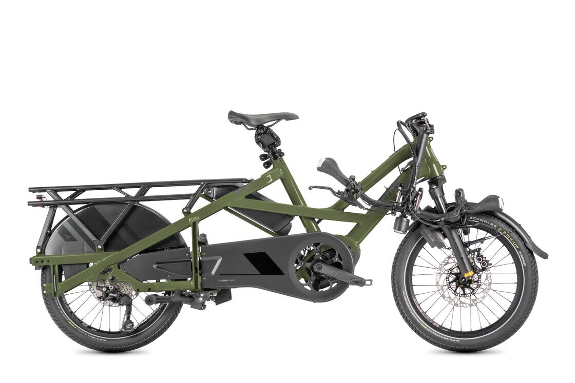 Elektryczny rower cargo TERN GSD S10  Zielony