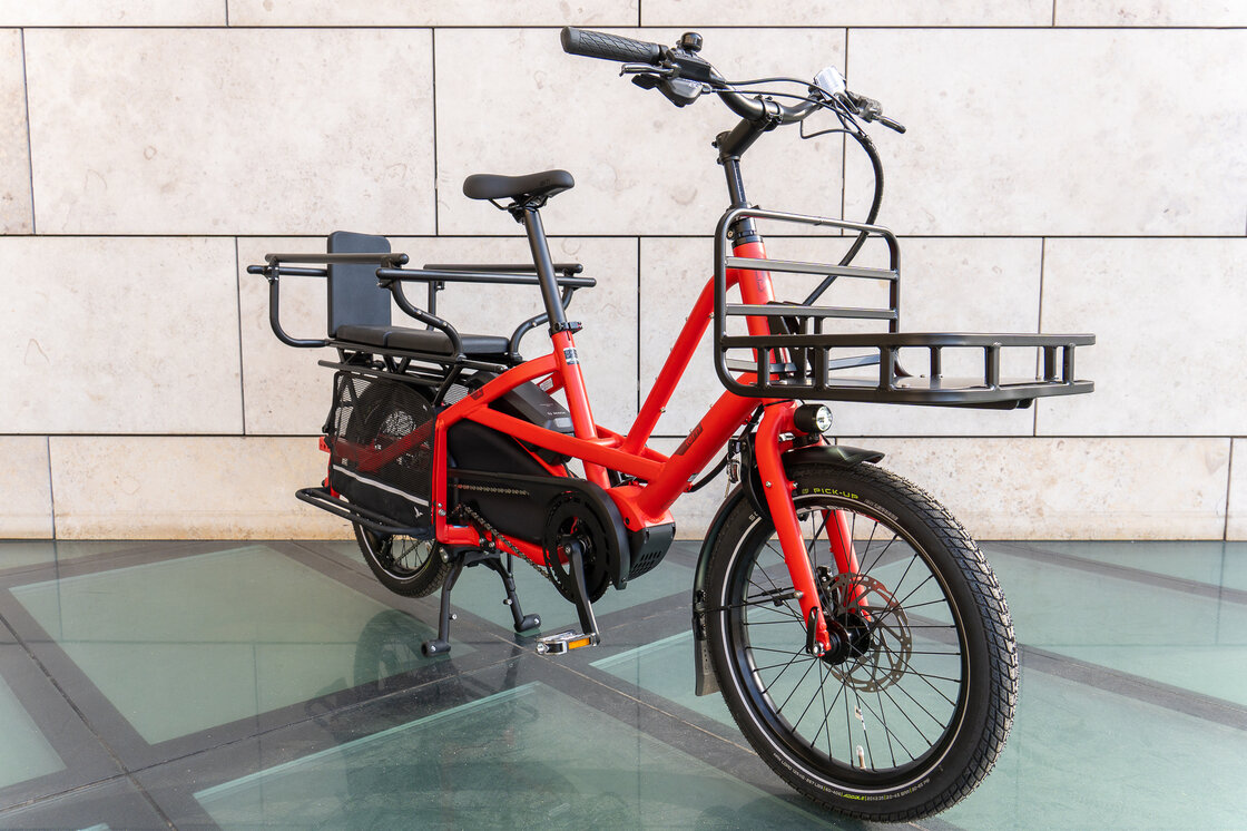 Elektryczny rower cargo TERN Quick Haul Long D9 Czerwony