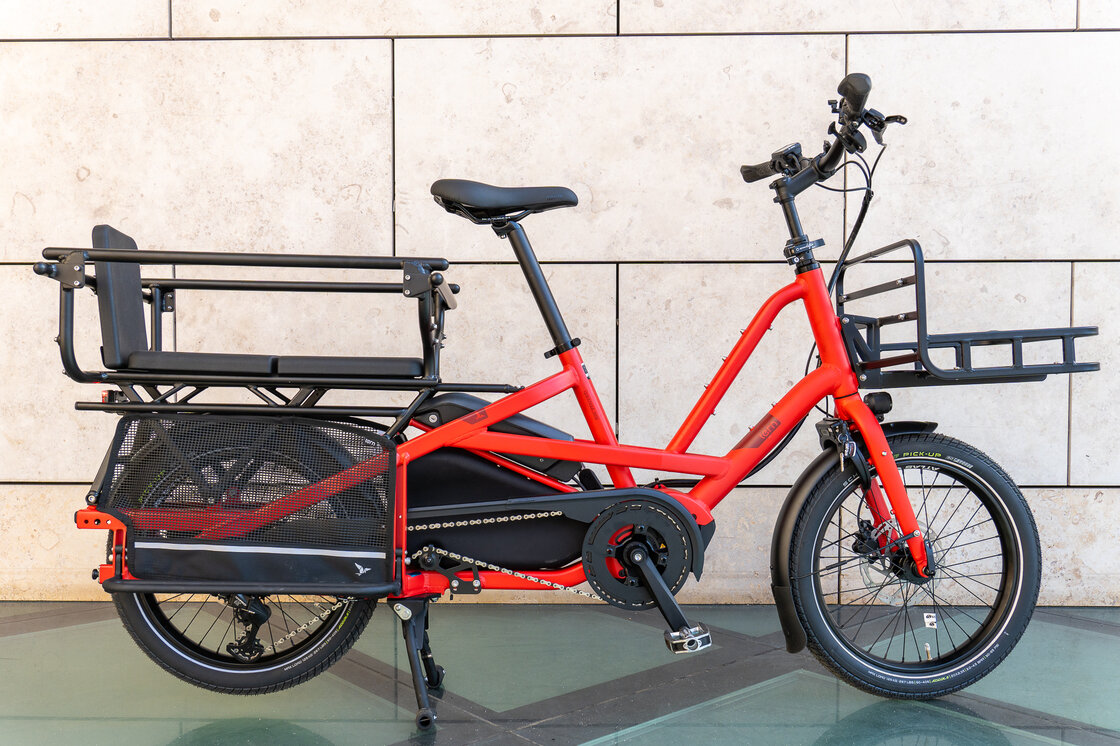 Elektryczny rower cargo TERN Quick Haul Long D9 Czerwony