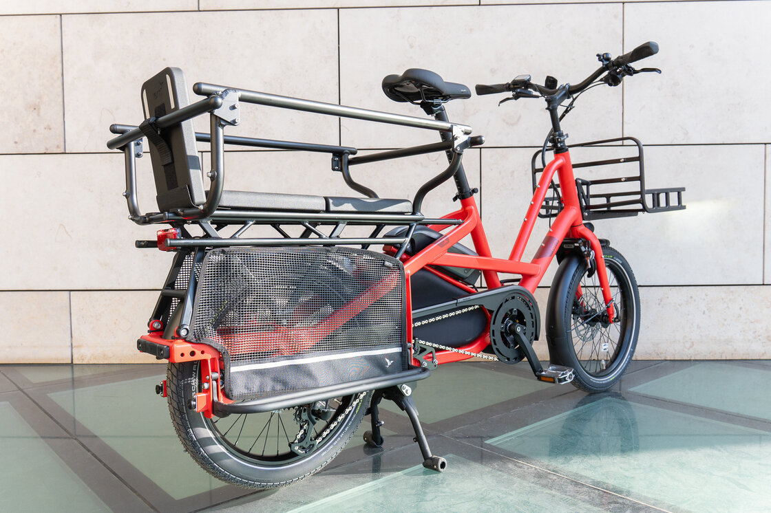 Elektryczny rower cargo TERN Quick Haul Long D9 Czerwony