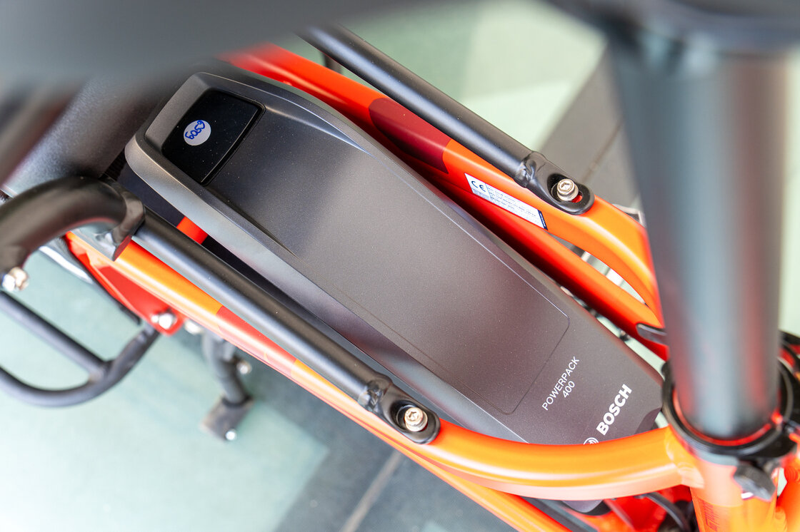 Elektryczny rower cargo TERN Quick Haul Long D9 Czerwony