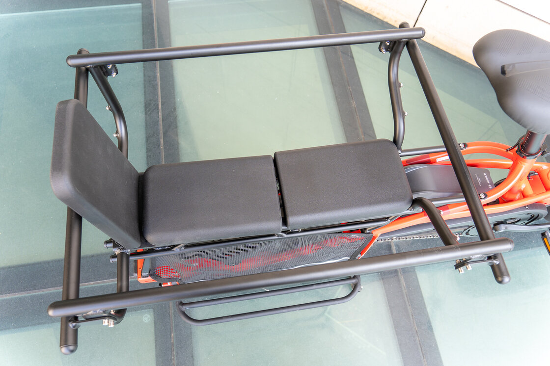 Elektryczny rower cargo TERN Quick Haul Long D9 Czerwony