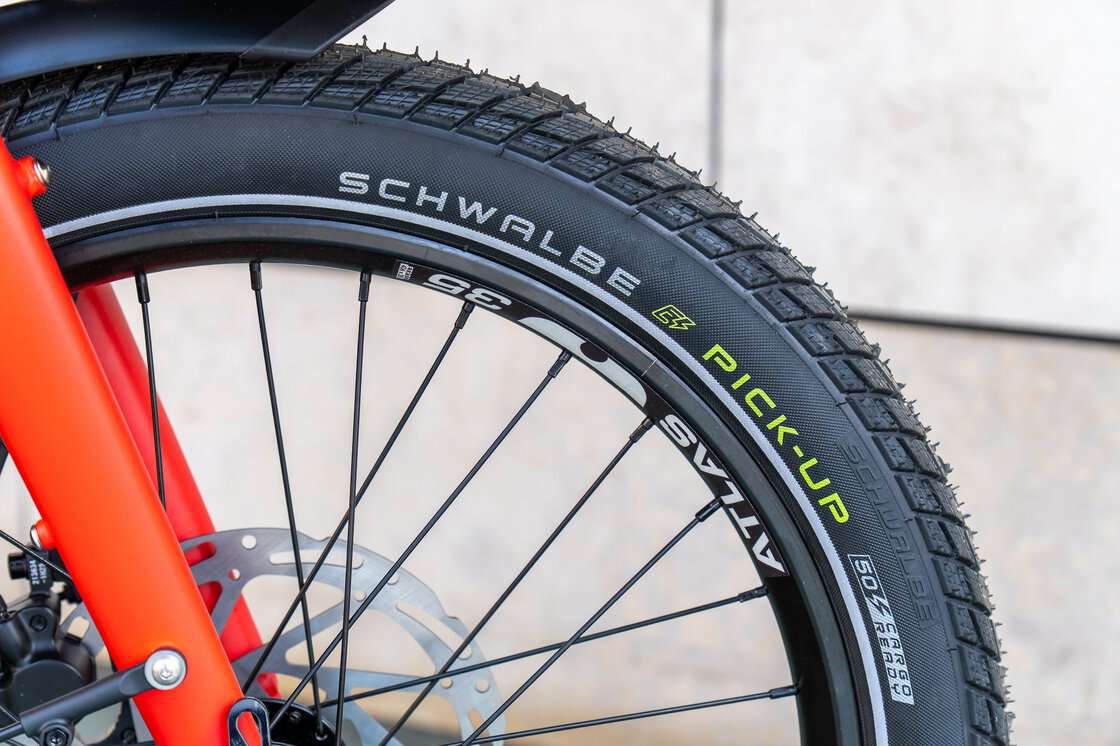 Elektryczny rower cargo TERN Quick Haul Long D9 Czerwony