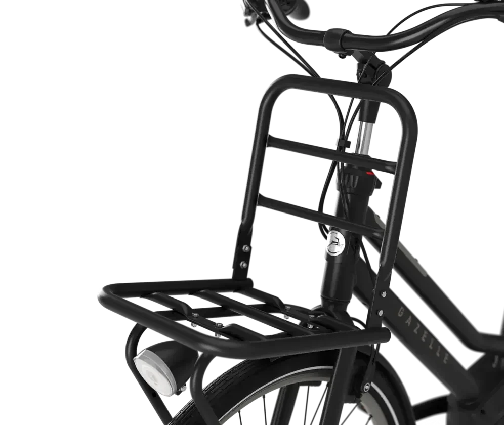 Elektryczny rower miejski Cargo Gazelle HeavyDuty C7 Bosch Smart  Unisex Black Mat