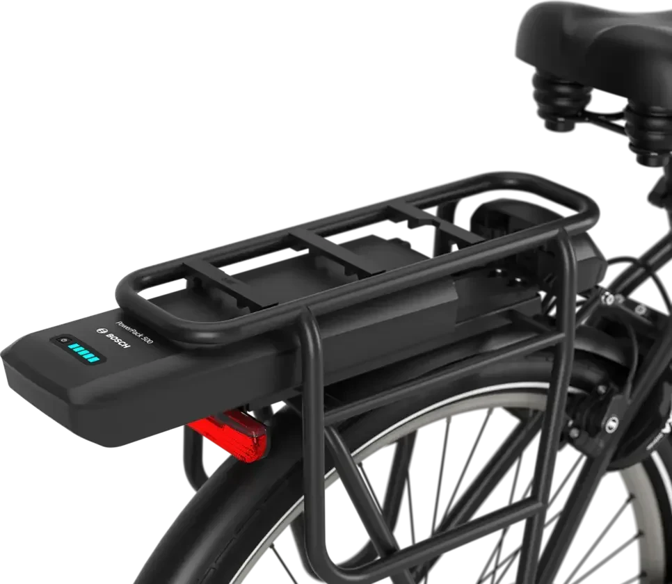 Elektryczny rower miejski Cargo Gazelle HeavyDuty C7 Bosch Smart  Unisex Black Mat