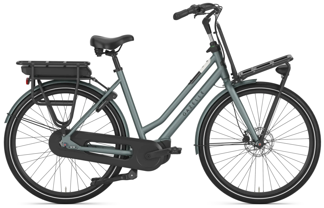 Elektryczny rower miejski Cargo Gazelle HeavyDuty C7 Bosch Smart  Unisex Dew Green Mat