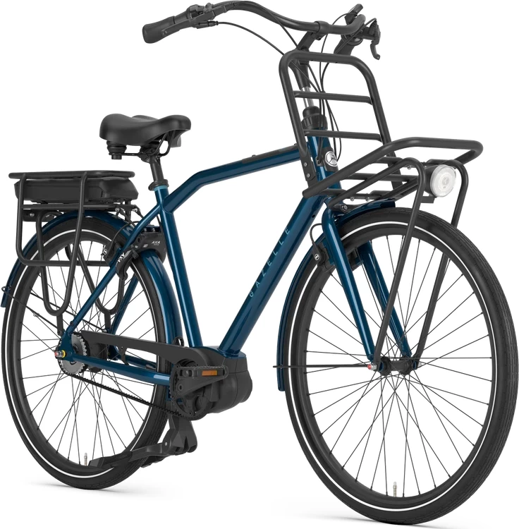 Elektryczny Rower miejski na pasku Gazelle HeavyDuty NL C5 Męski Ink Blue