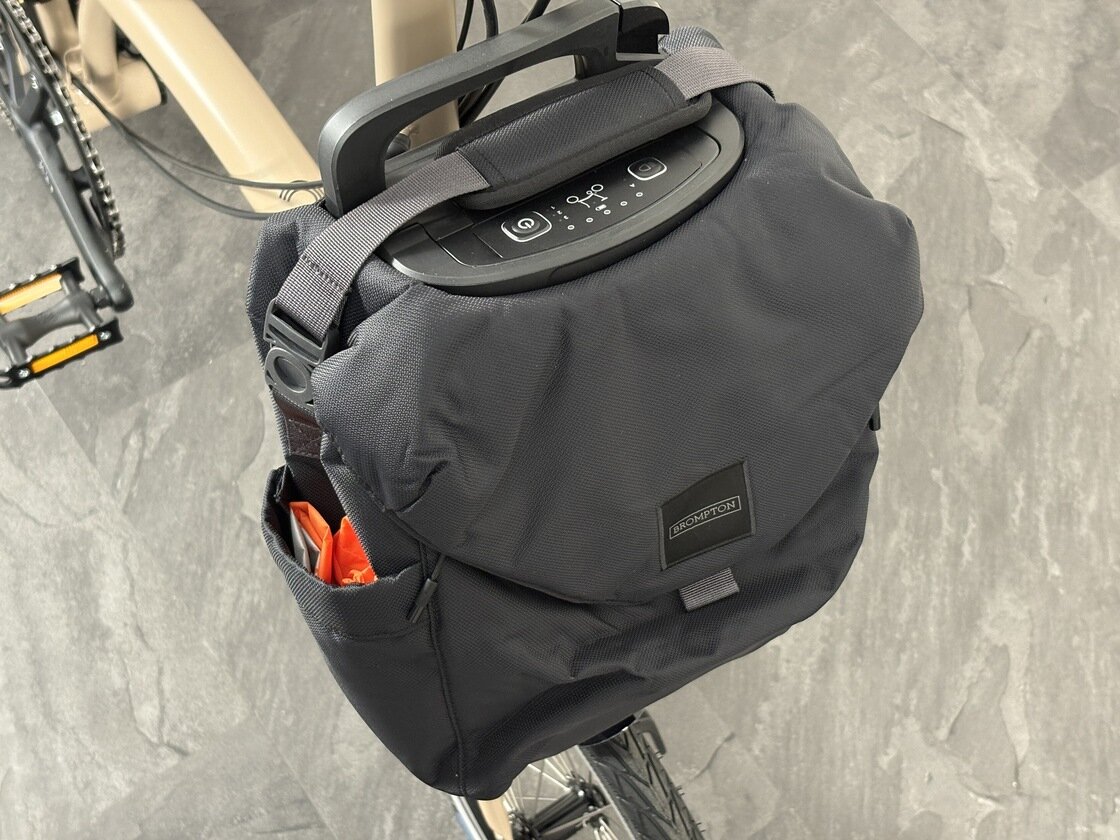 Elektryczny rower składany Brompton C-Line 4s Dune Sand