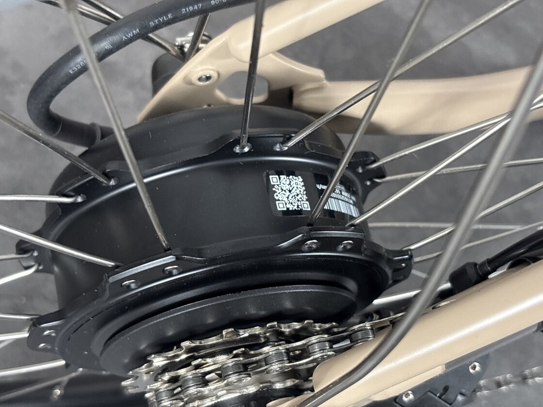 Elektryczny rower składany Brompton C-Line 4s Dune Sand