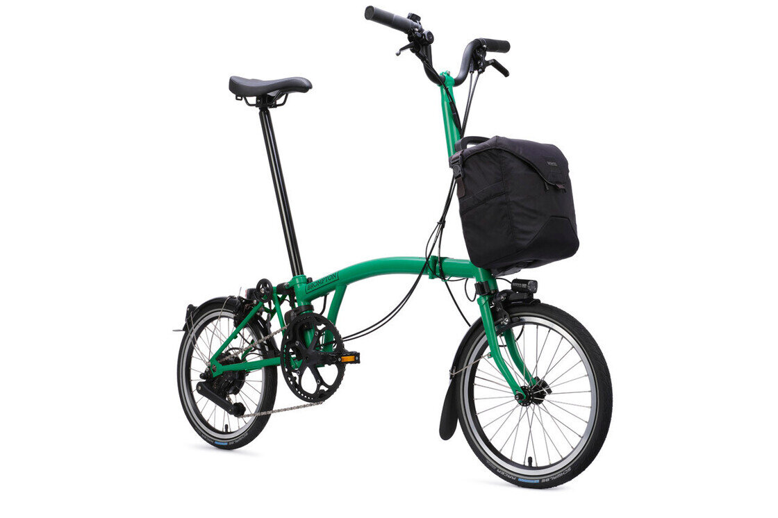 Elektryczny rower składany Brompton C-Line 4s Palm Green