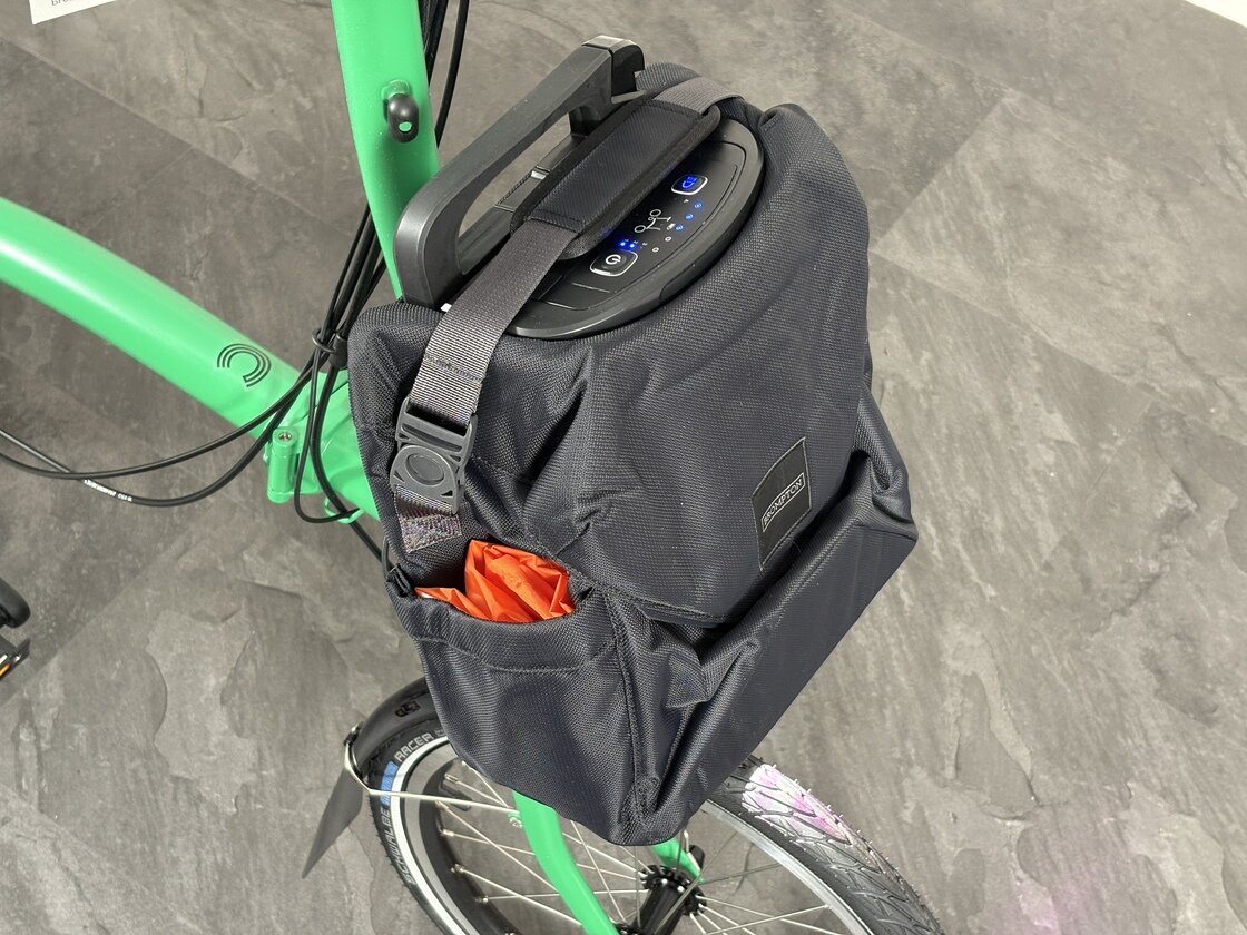 Elektryczny rower składany Brompton C-Line 4s Palm Green