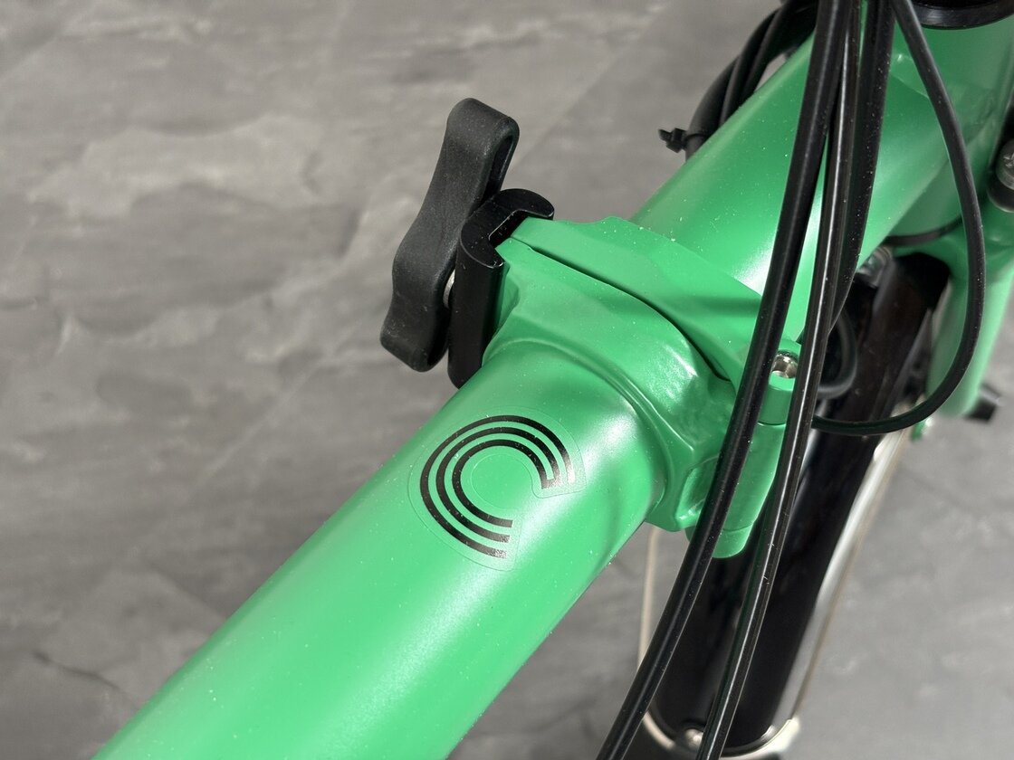 Elektryczny rower składany Brompton C-Line 4s Palm Green