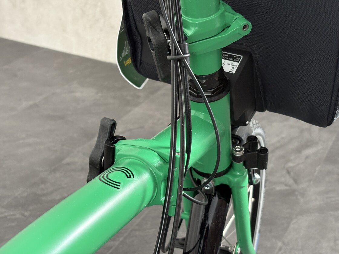 Elektryczny rower składany Brompton C-Line 4s Palm Green