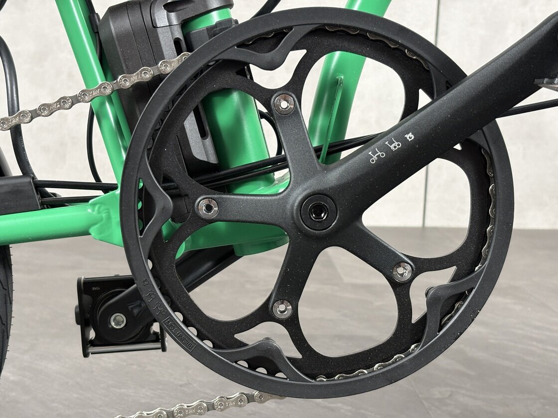 Elektryczny rower składany Brompton C-Line 4s Palm Green