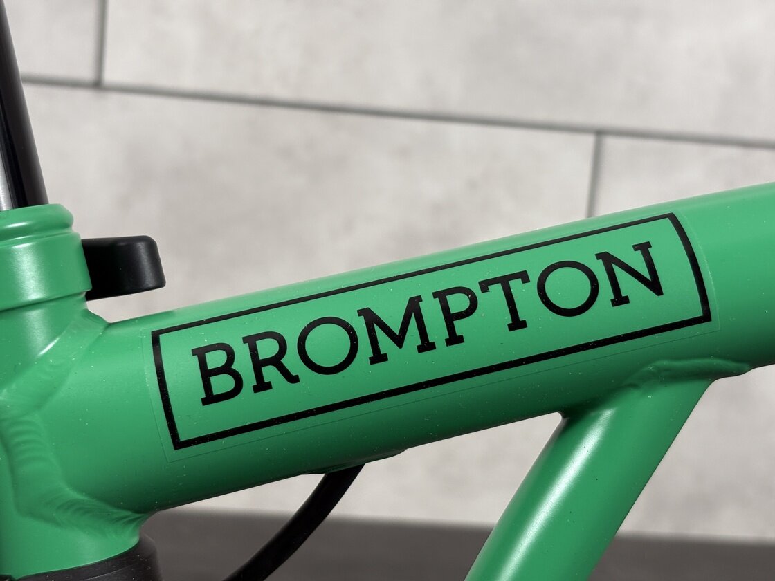 Elektryczny rower składany Brompton C-Line 4s Palm Green