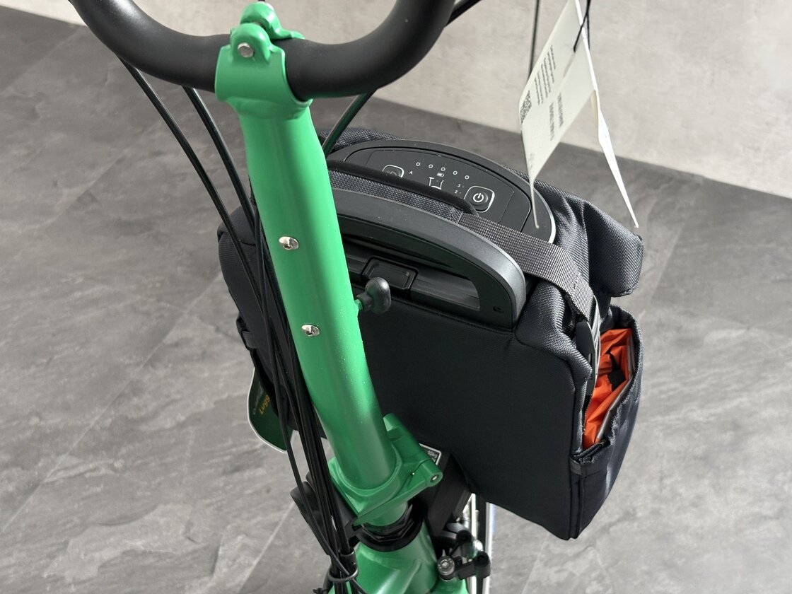 Elektryczny rower składany Brompton C-Line 4s Palm Green
