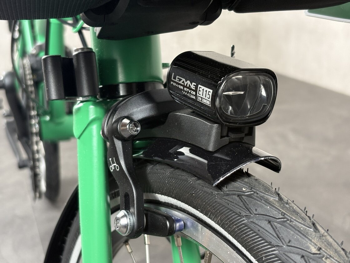 Elektryczny rower składany Brompton C-Line 4s Palm Green