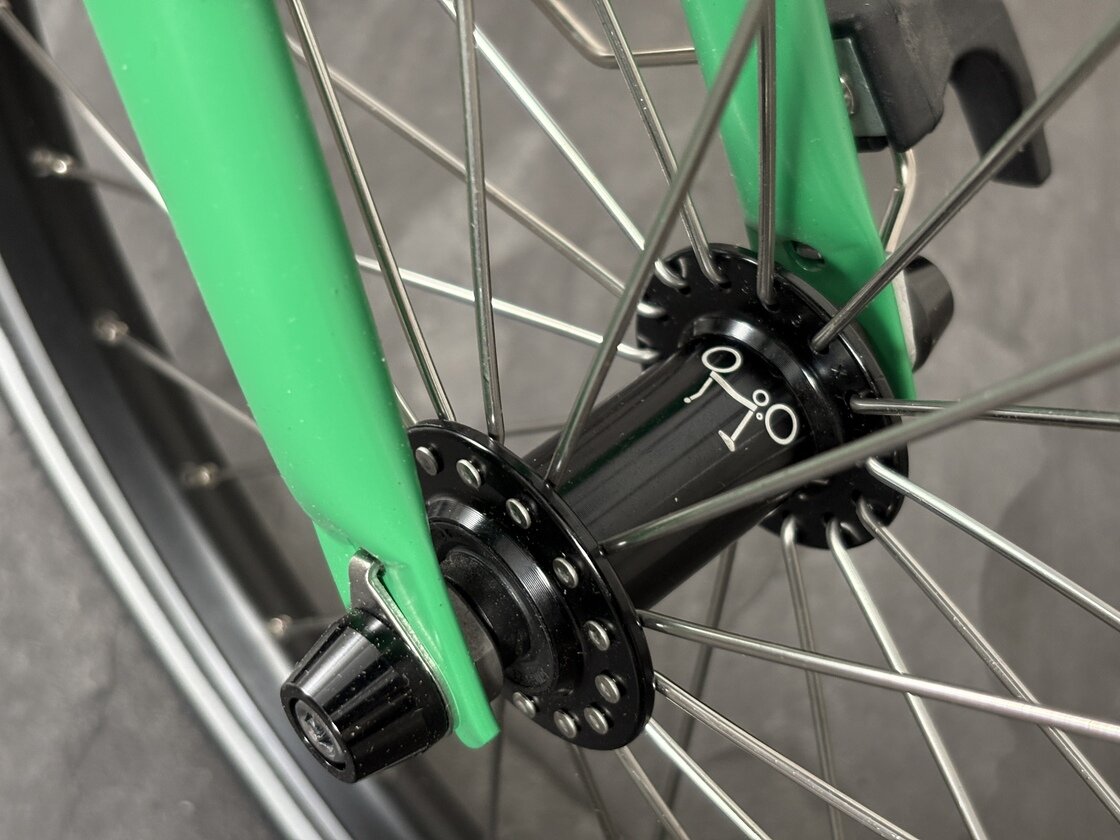 Elektryczny rower składany Brompton C-Line 4s Palm Green