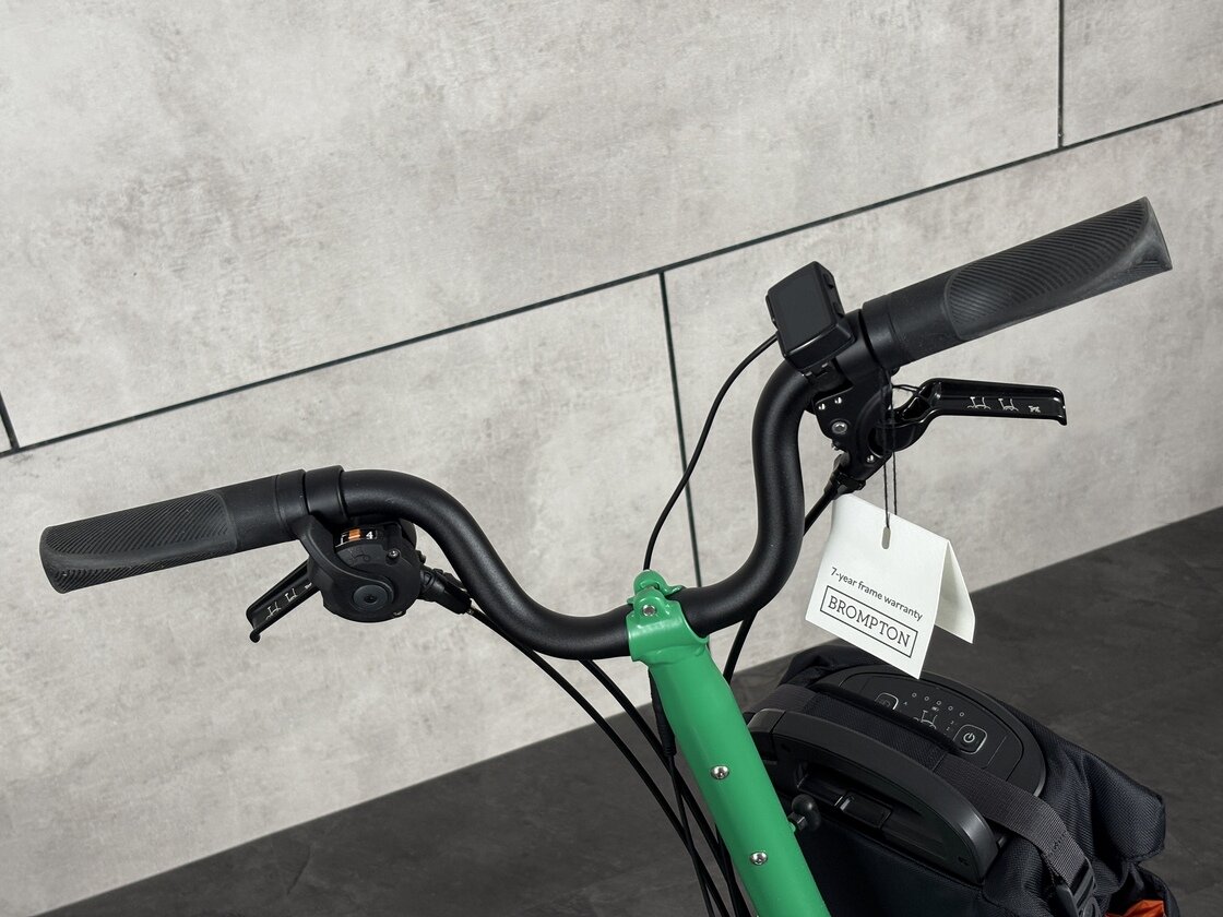 Elektryczny rower składany Brompton C-Line 4s Palm Green