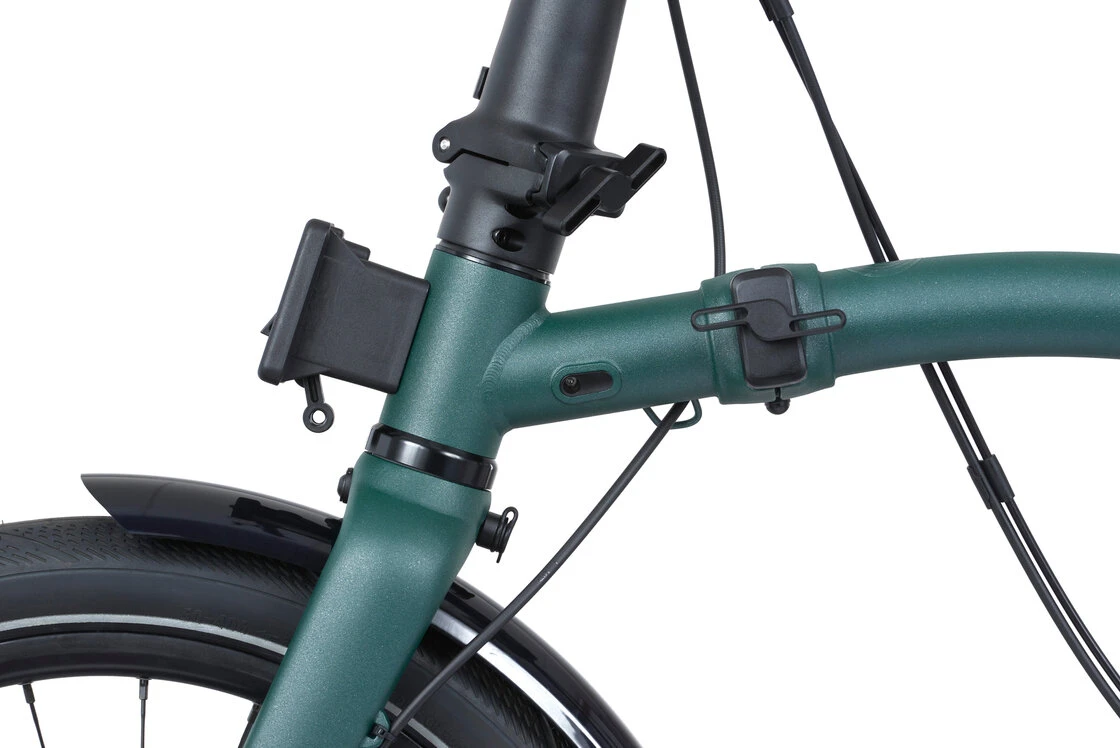 Elektryczny rower składany Brompton G-Line 8s Forest Green
