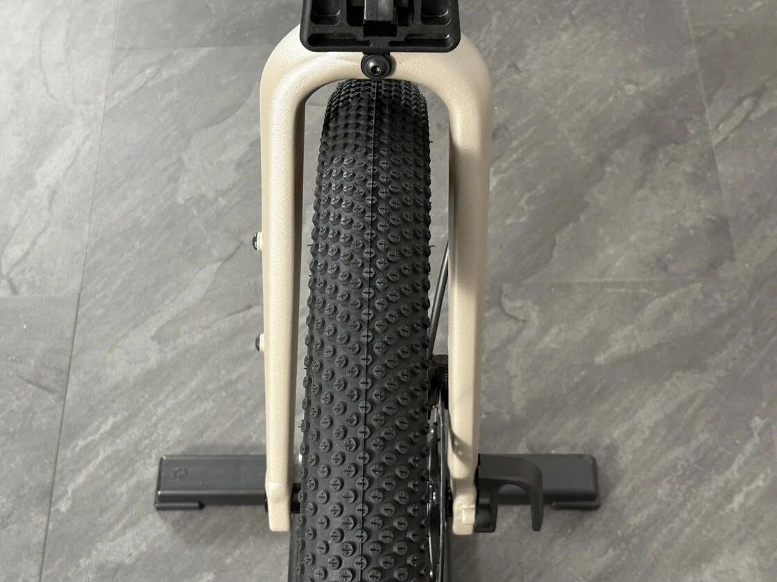 Elektryczny rower składany Brompton G-Line 8s Traildust White