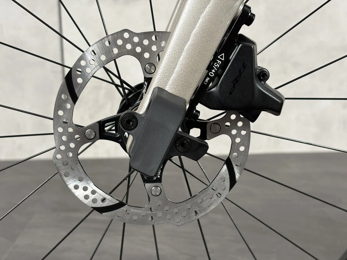Elektryczny rower składany Brompton G-Line 8s Traildust White