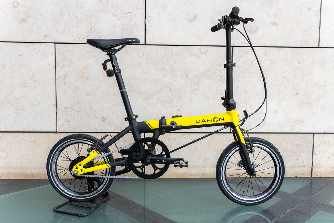 Elektryczny rower składany Dahon K-Feather Zółty