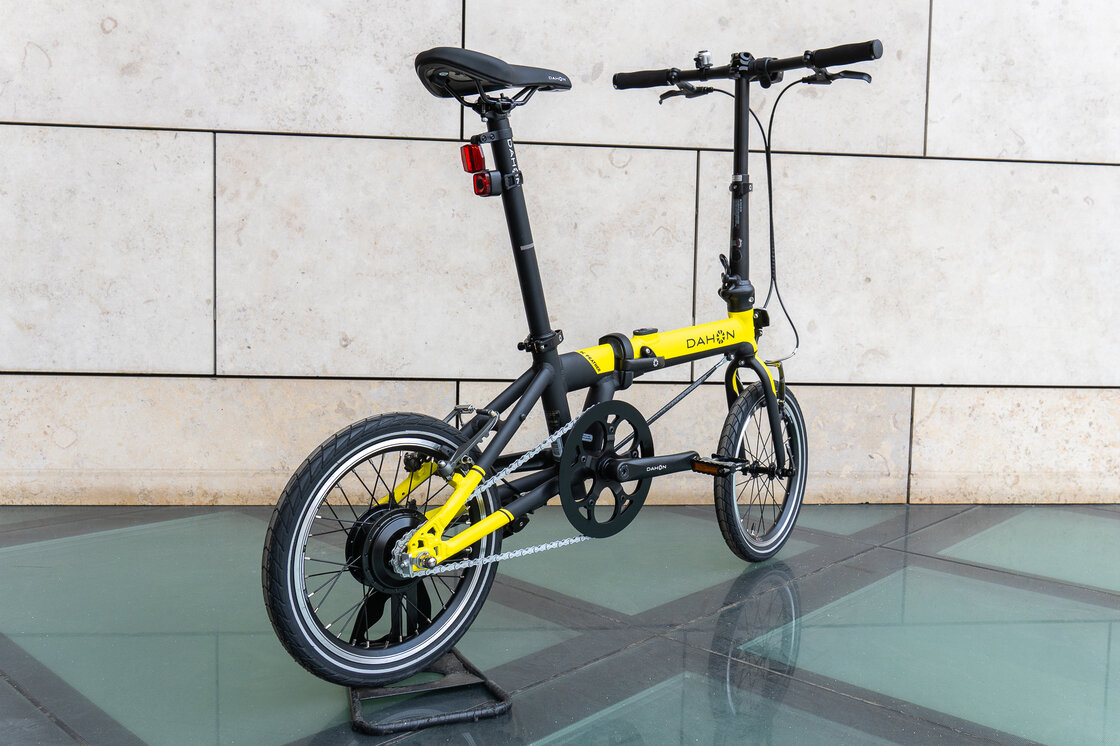 Elektryczny rower składany Dahon K-Feather Zółty