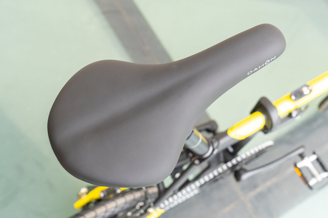 Elektryczny rower składany Dahon K-Feather Zółty