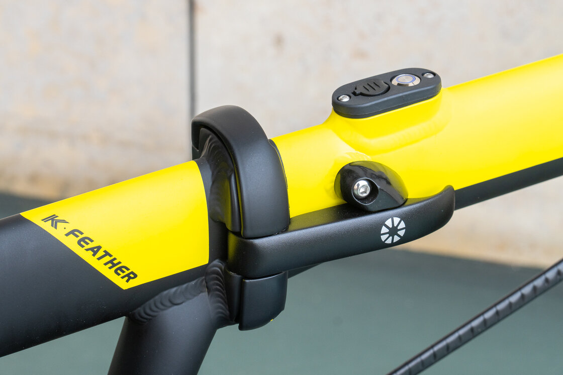 Elektryczny rower składany Dahon K-Feather Zółty