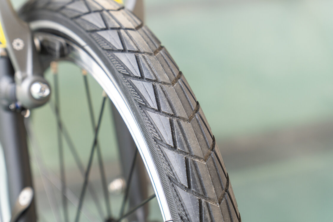 Elektryczny rower składany Dahon K-Feather Zółty