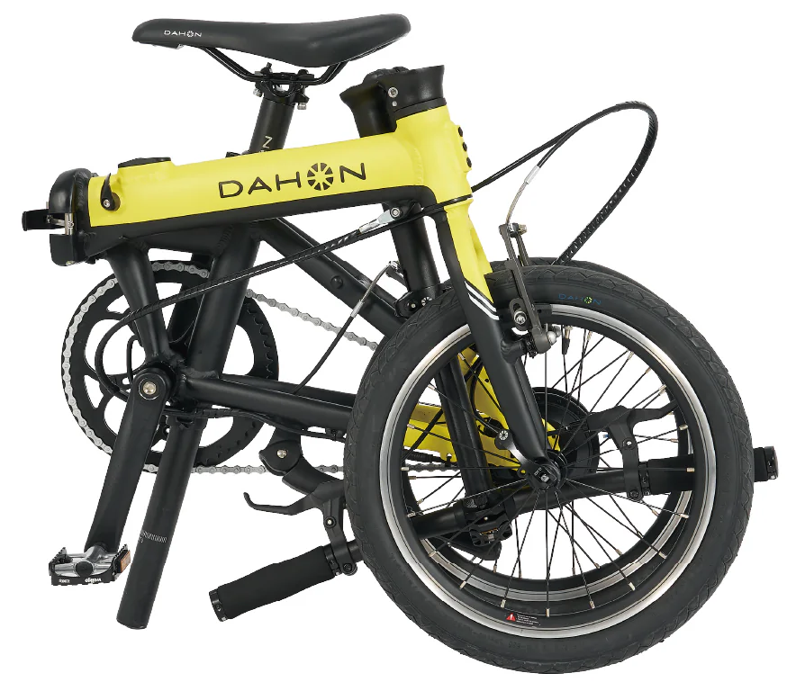 Elektryczny rower składany Dahon K-Feather Zółty