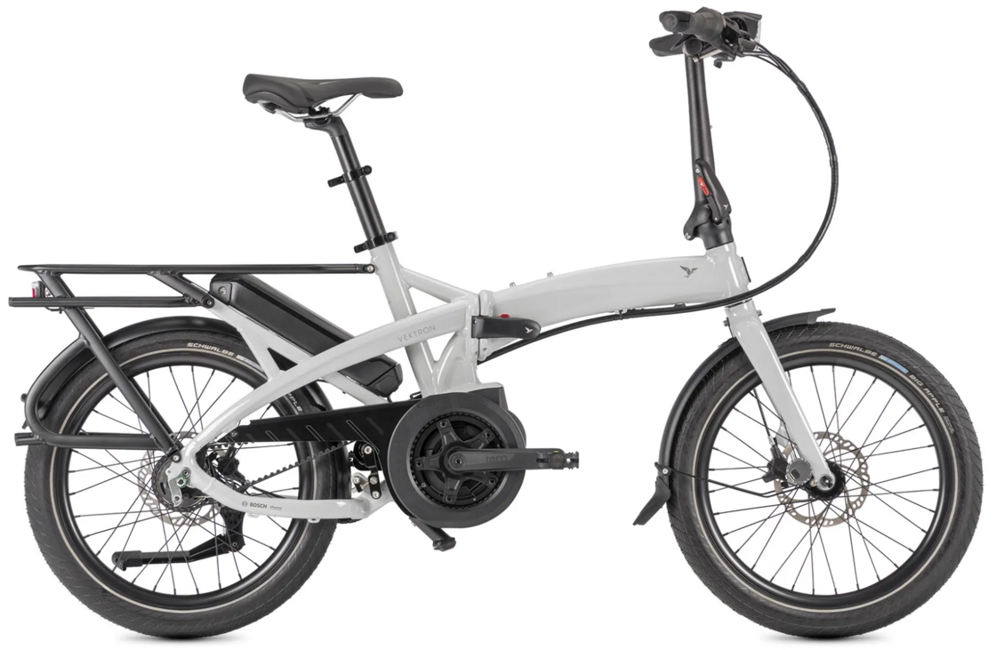 Elektryczny rower składany na pasku TERN Vektron P5i Bosch Transit Grey