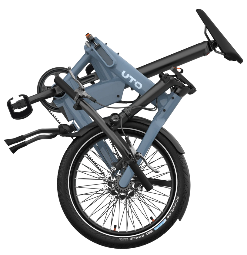 Elektryczny rower składany na pasku UTO PRO 20 Blue