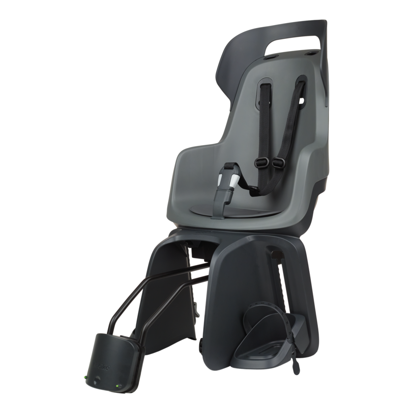 Fotelik rowerowy odchylany Bobike GO MAXI Reclinable - do ramy Macaron Grey