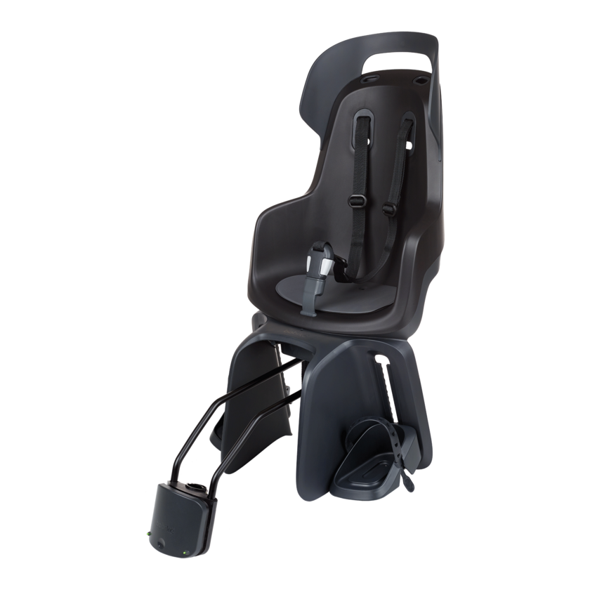 Fotelik rowerowy odchylany Bobike GO MAXI Reclinable - do ramy Urban Black
