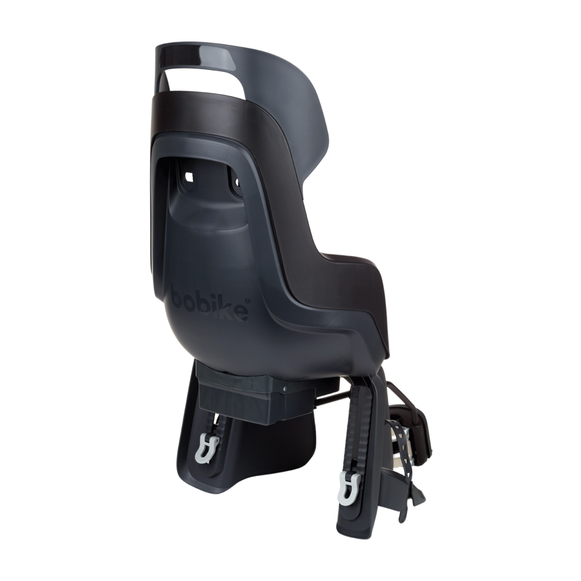 Fotelik rowerowy odchylany Bobike GO MAXI Reclinable - do ramy Urban Black