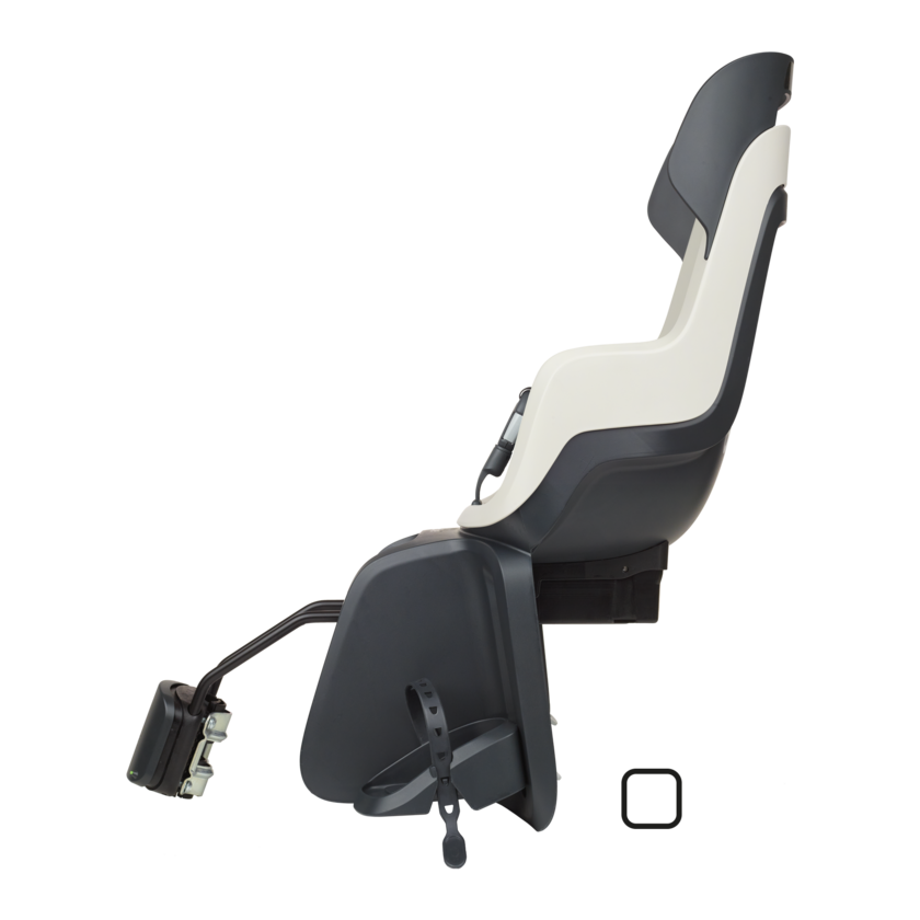 Fotelik rowerowy odchylany Bobike GO MAXI Reclinable - do ramy Vanilla Cup Cake