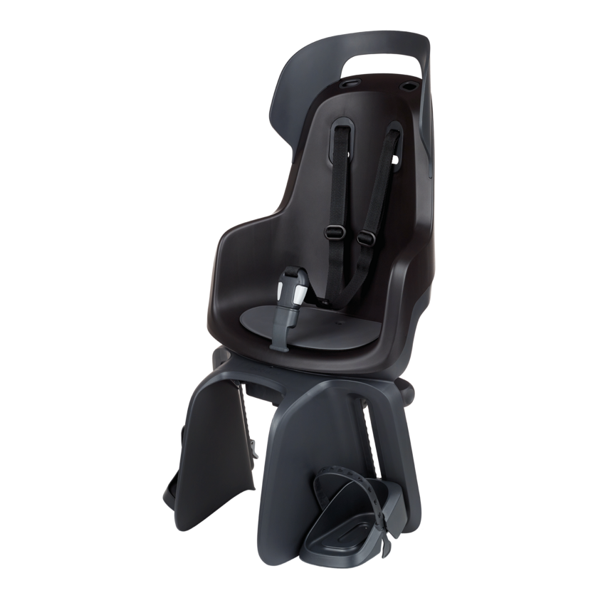 Fotelik rowerowy odchylany Bobike GO MAXI Reclinable Urban Black