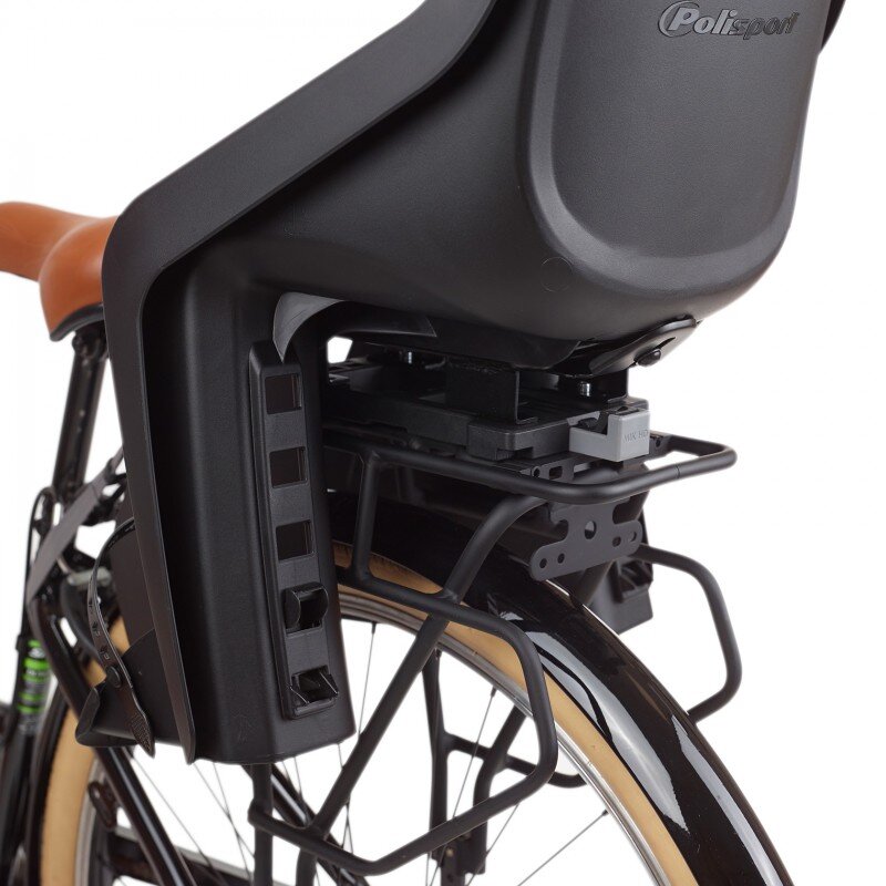 Fotelik rowerowy Polisport Bubbly Maxi Plus Black/Grey MIK