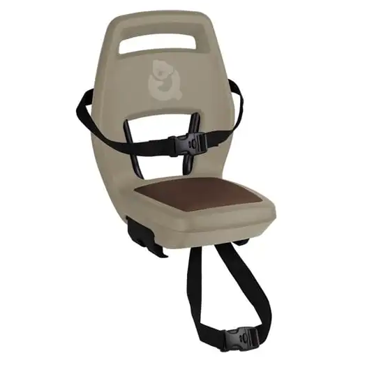 Fotelik rowerowy Qibbel 6+ Junior do 35kg Cappuccino