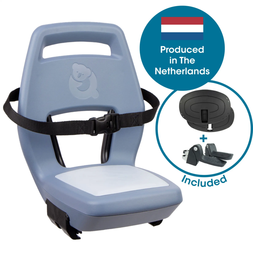 Fotelik rowerowy Qibbel 6+ Junior do 35kg Ocean Blue