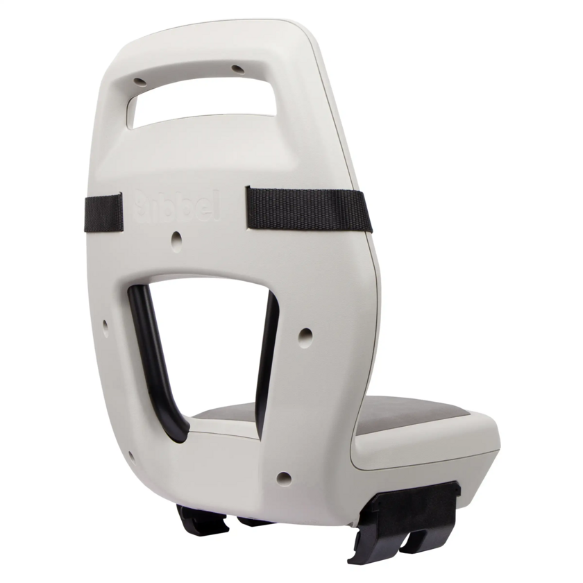 Fotelik rowerowy Qibbel 6+ Junior do 35kg Pebble Grey