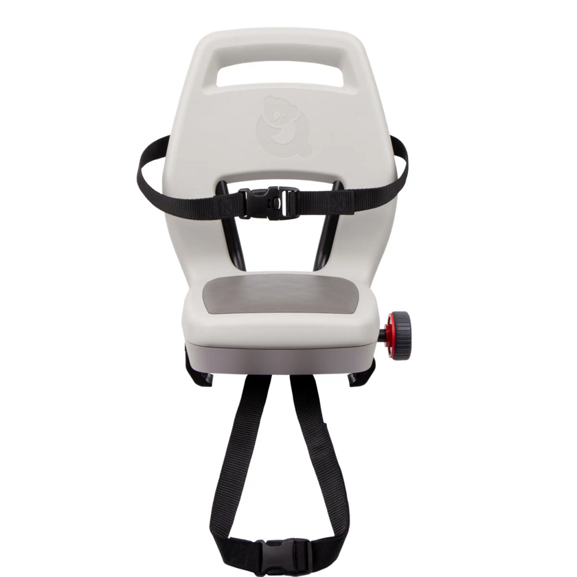 Fotelik rowerowy Qibbel 6+ Junior do 35kg Pebble Grey