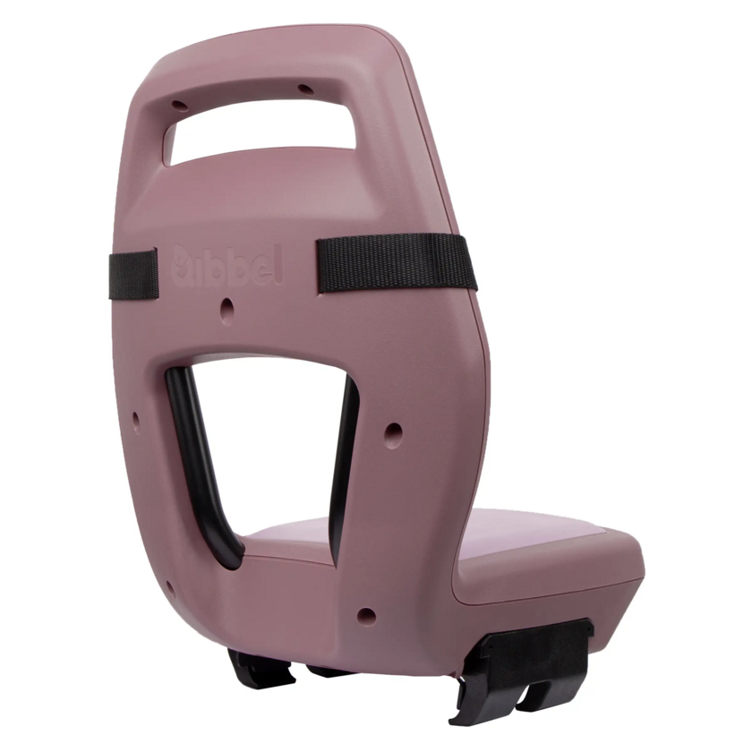 Fotelik rowerowy Qibbel 6+ Junior do 35kg Plum Rose